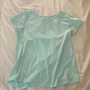 Champion Women's Aqua Short Sleeve Tee